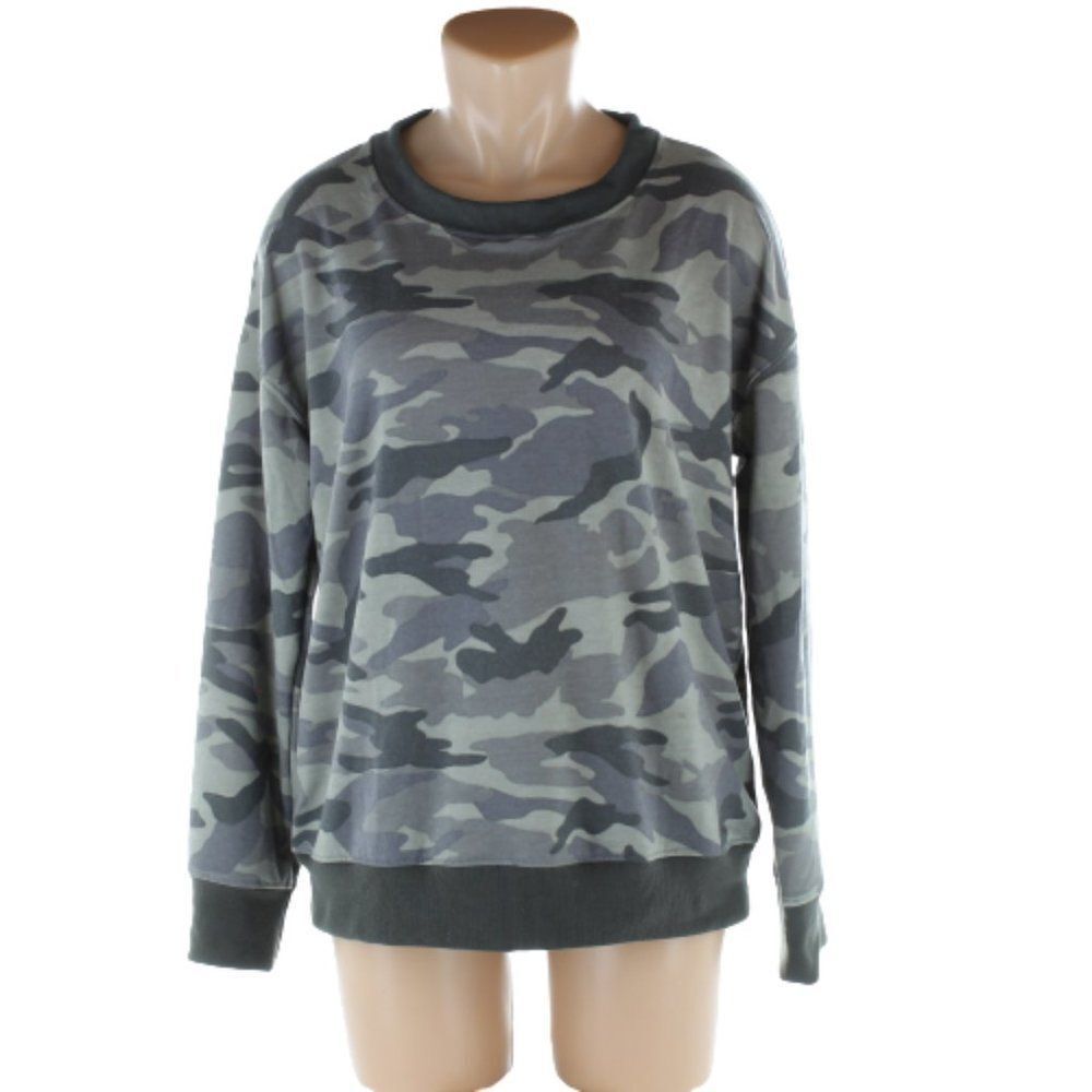 Splendid Supersoft Camo Pullover NWOT